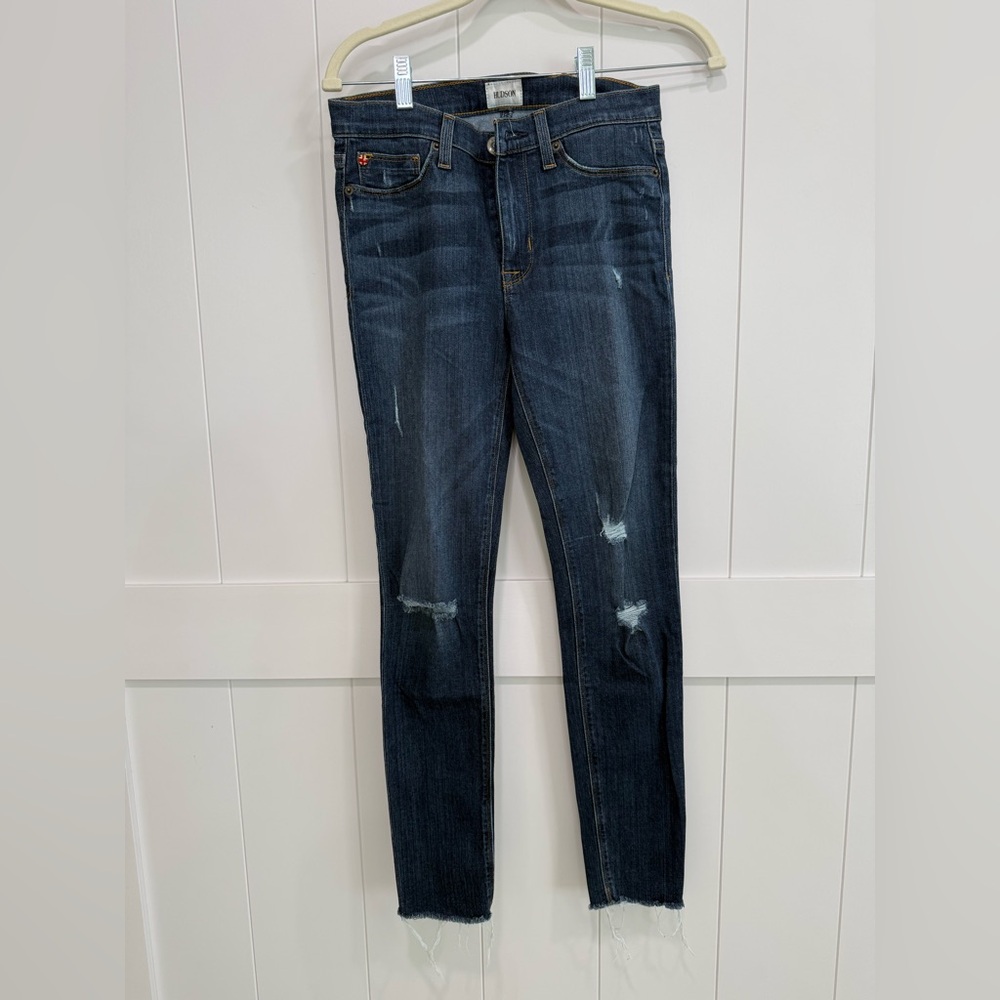 Hudson Jeans Women's Dark Blue Skinny Jeans